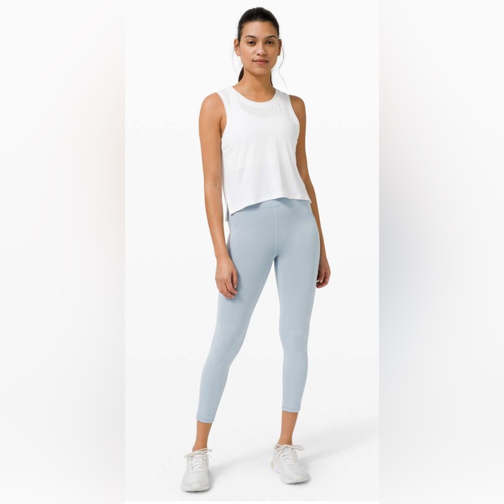 NWOT Lululemon Invigorate High-Rise Tight 25" Chambray - Picture 4 of 9